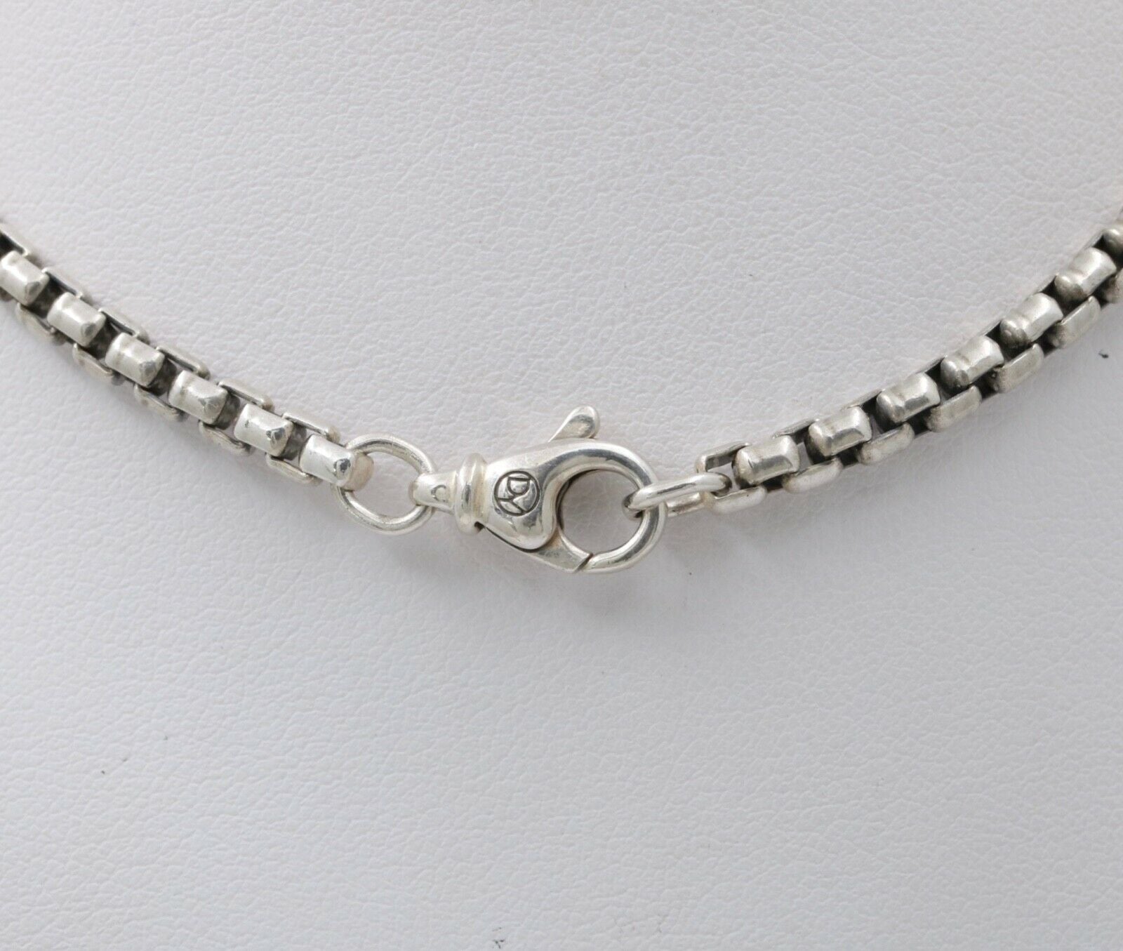 Classic David Yurman 22 inches sterling silver Rounded Venetian Link Necklace