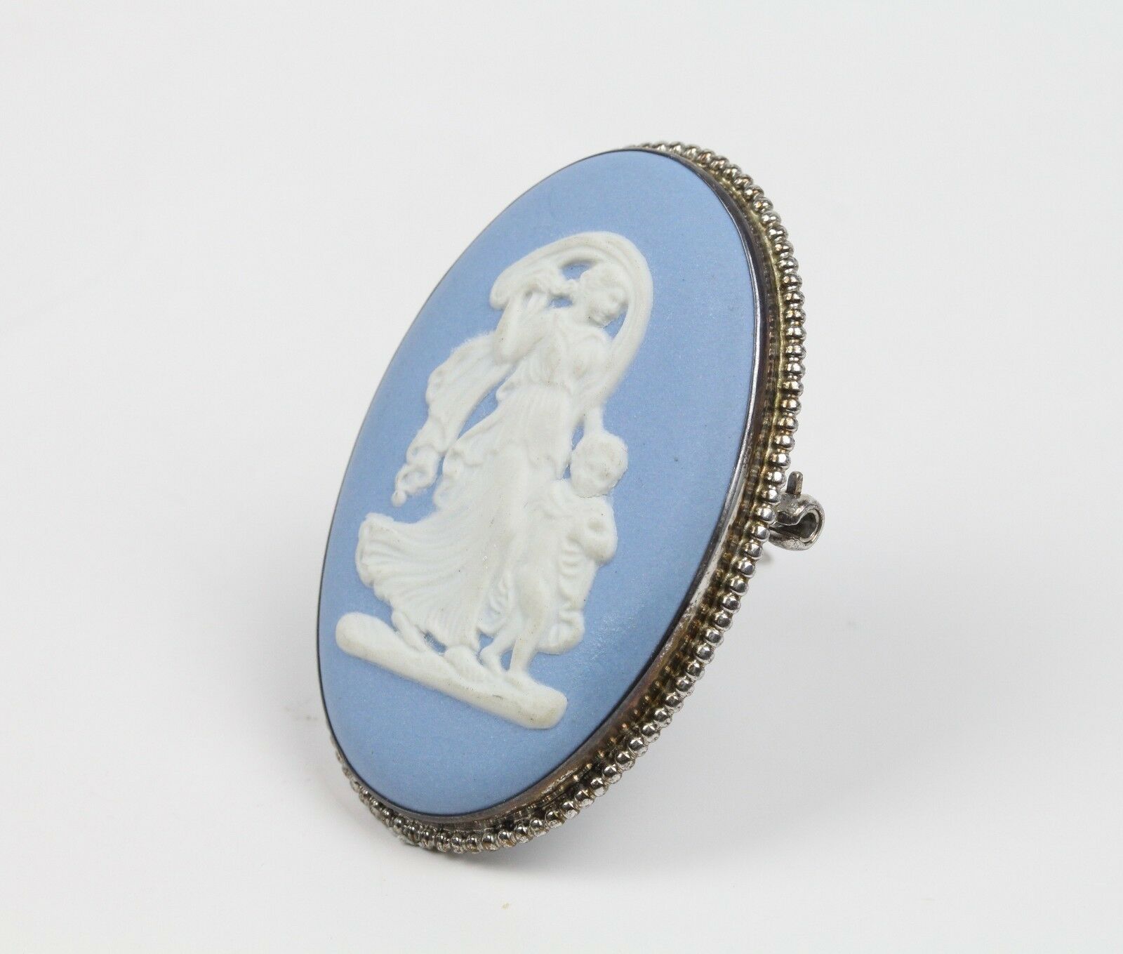 Vintage sterling silver Wedgewood Brooch