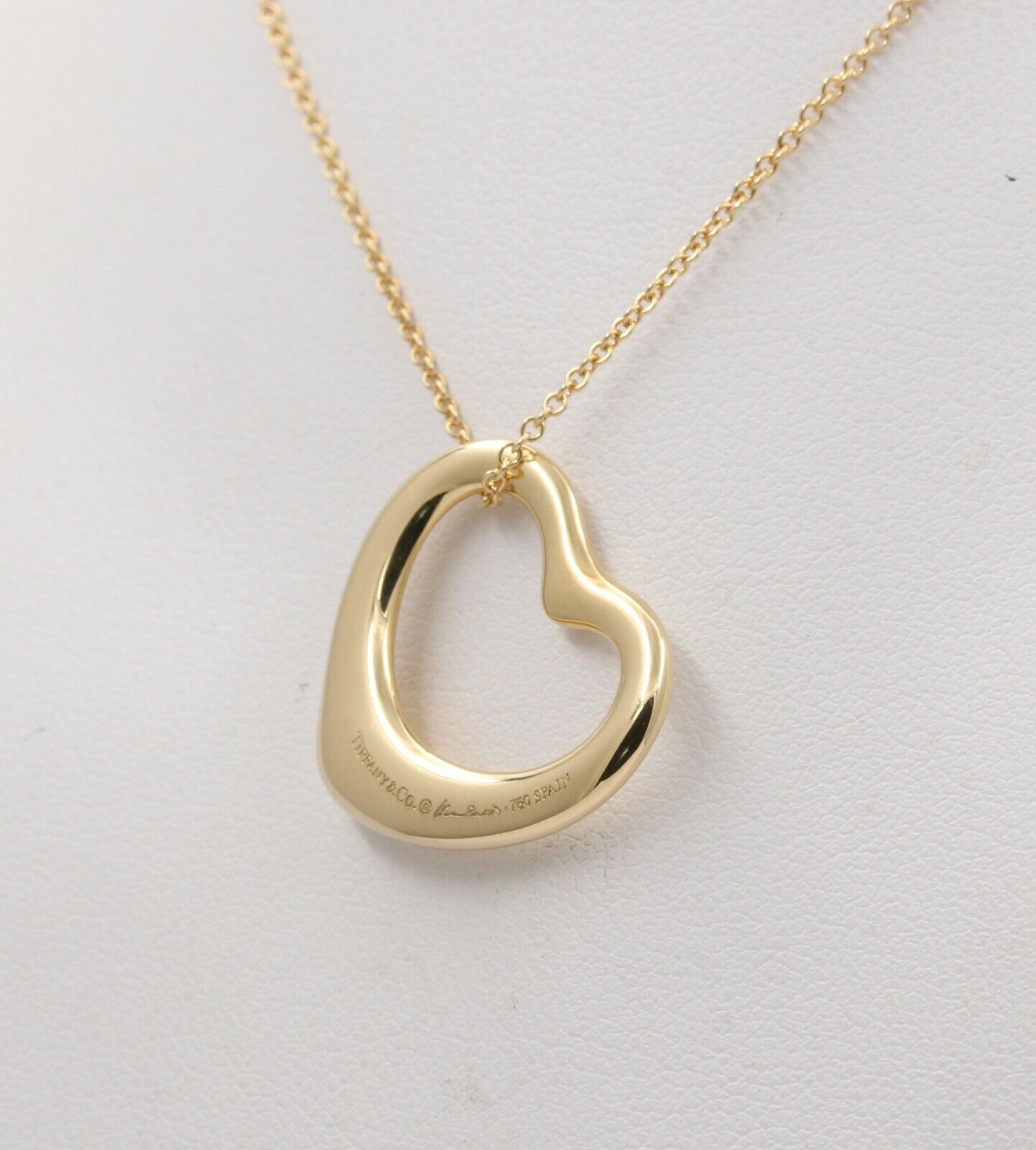 Tiffany & Co Elsa Peretti 22MM Open Heart Pendant