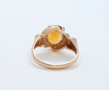 Load image into Gallery viewer, Beautiful Stones on a Vintage Citrine 14K Rose Gold Ring
