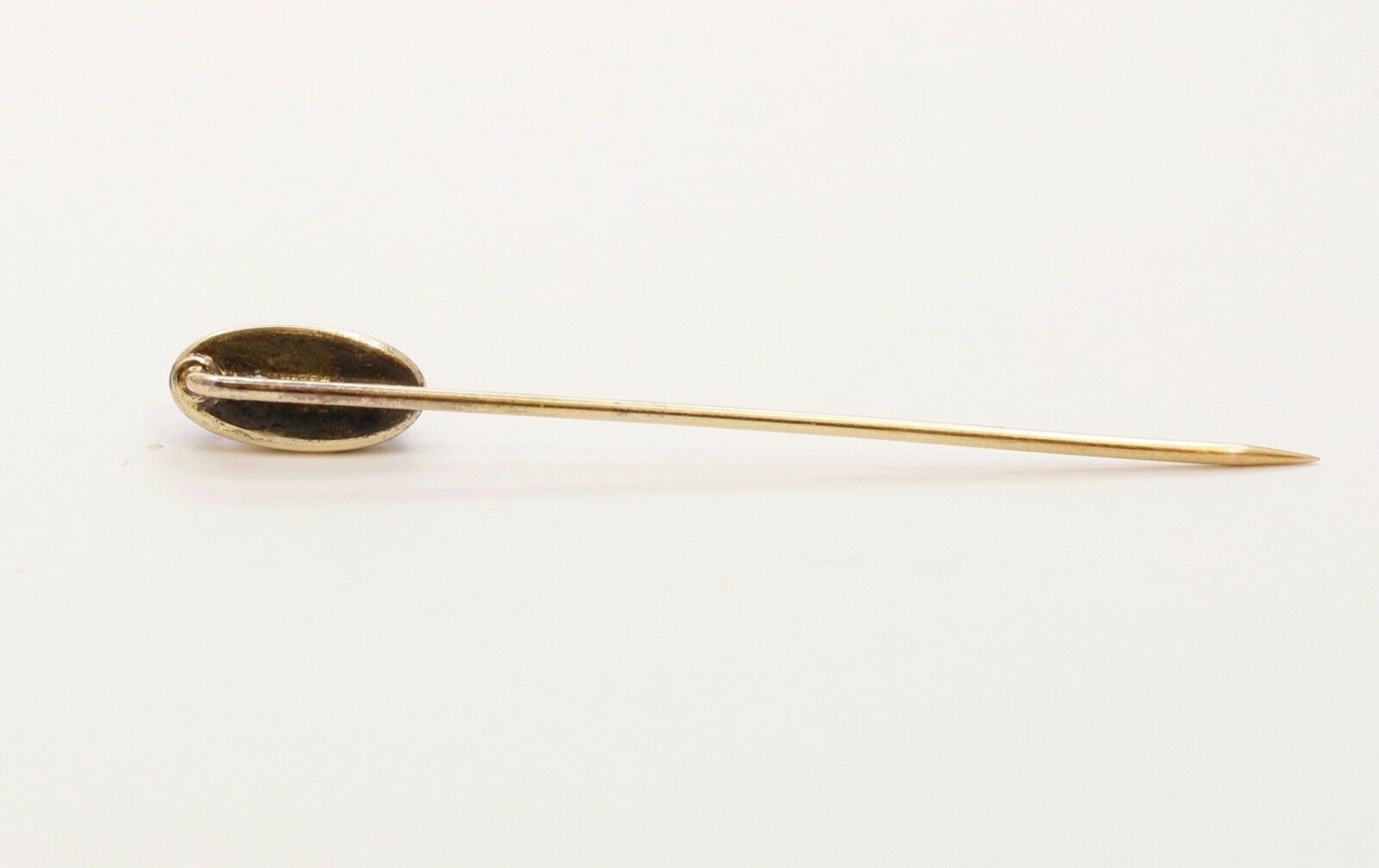 Victorian Amethyst 14K Yellow Gold Stick Pin