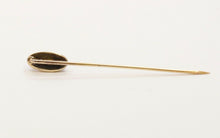 Load image into Gallery viewer, Victorian Amethyst 14K Yellow Gold Stick Pin
