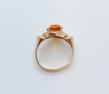 Load image into Gallery viewer, Beautiful Stones on a Vintage Citrine 14K Rose Gold Ring
