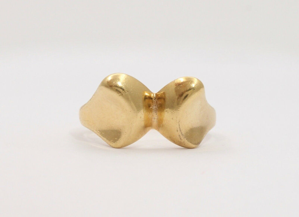 Tiffany and Co Elsa Peretti 18K Yellow Gold Full Hearts Ring