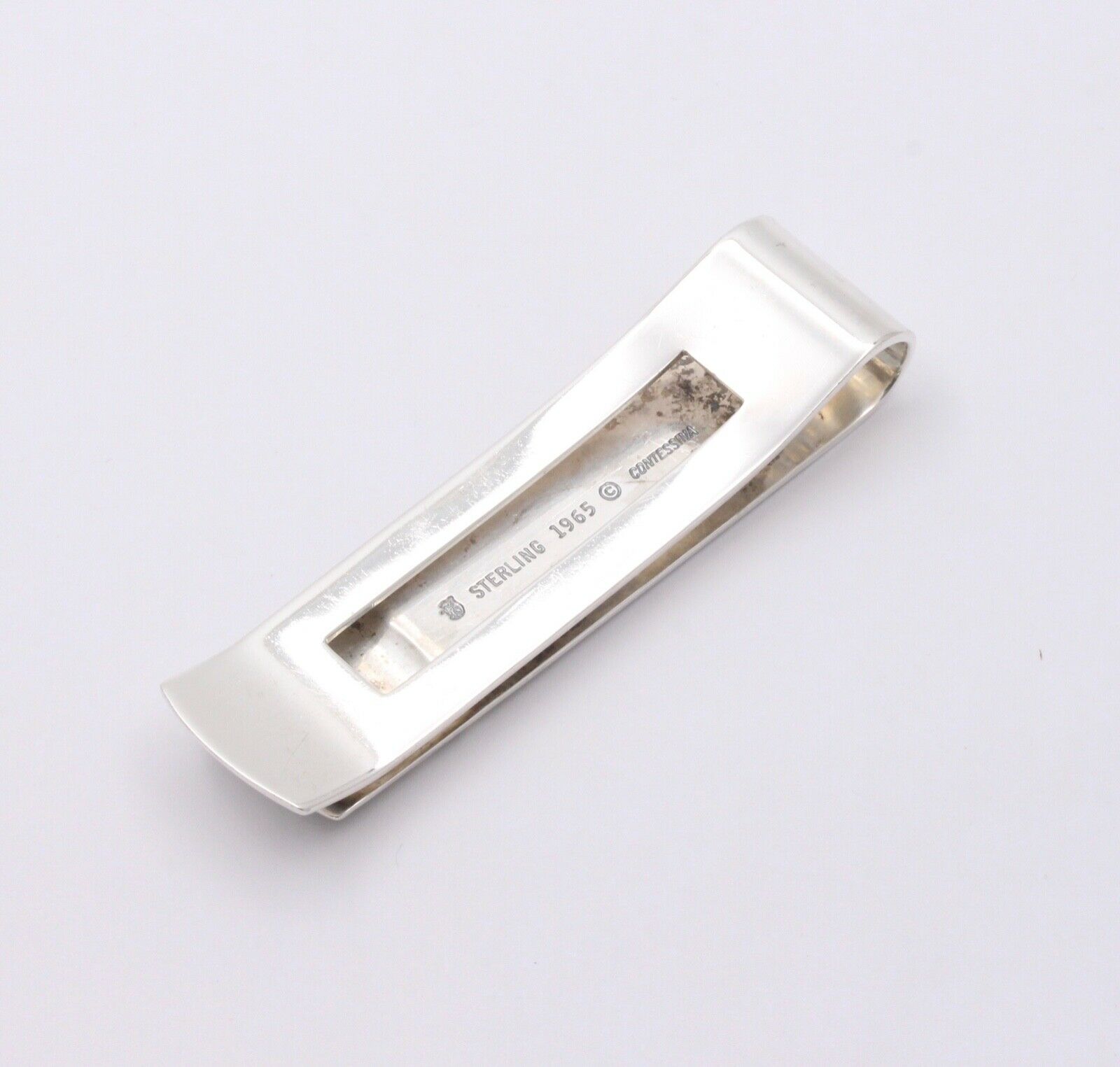 Vintage Heavy Towle “Contessina” 925 Sterling Silver Money Clip