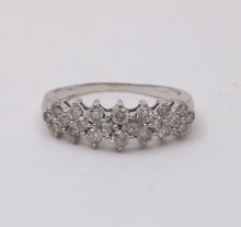 Load image into Gallery viewer, Vintage Diamonds 14K White Gold Wedding Band
