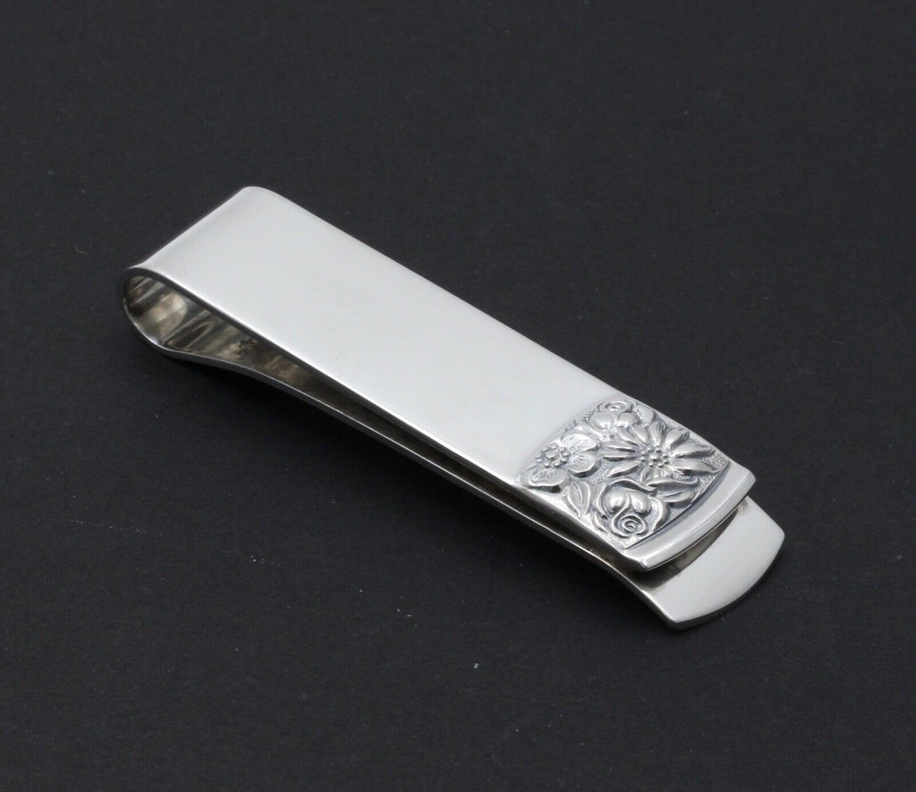 Vintage Heavy Towle “Contessina” 925 Sterling Silver Money Clip