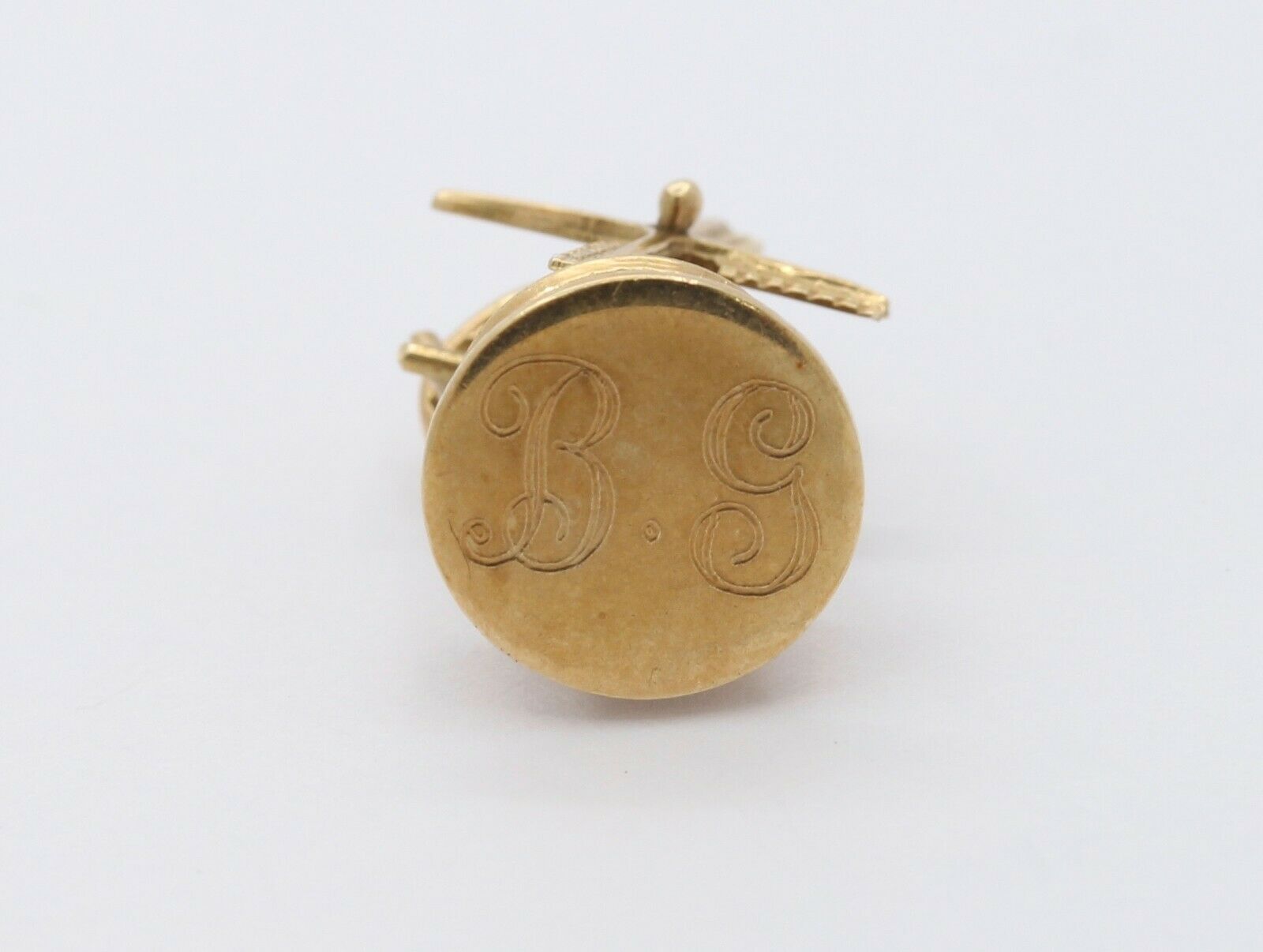 Vintage 14K Yellow Gold Windmill Charm