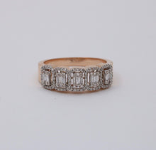 Load image into Gallery viewer, Gorgeous 14K Rose Gold Diamond Ring , Stacking Ring.
