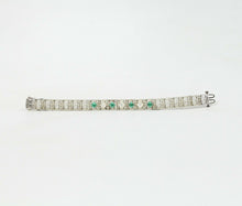 Load image into Gallery viewer, Art Deco Diamond 14K White Gold Diamonds Ladies Bracelet
