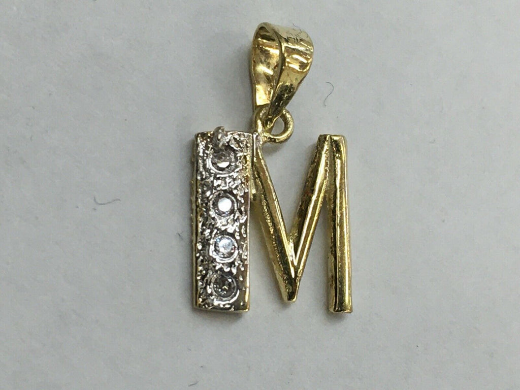 Cute Vintage "M" Pendant
