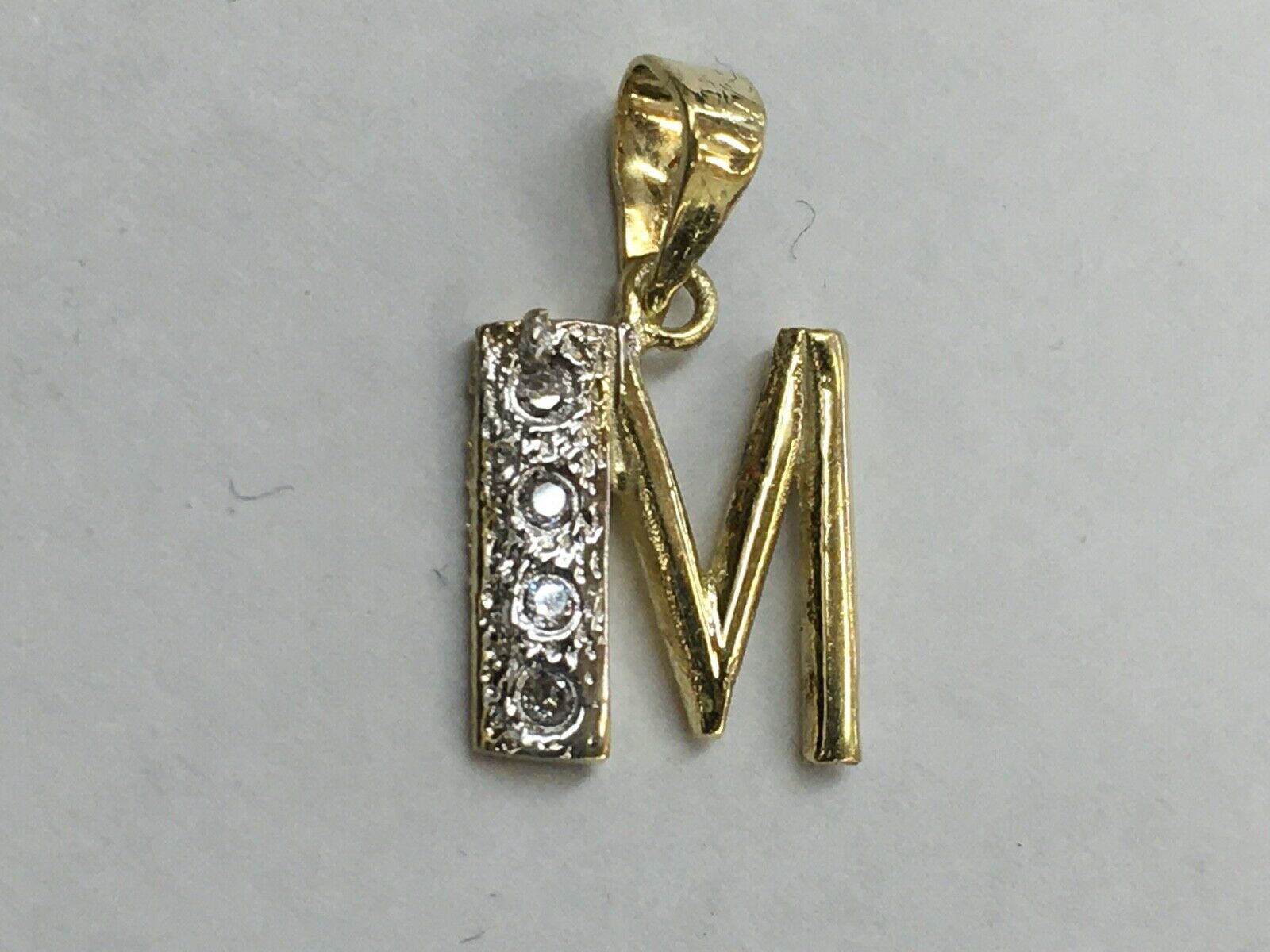 Cute Vintage "M" Pendant