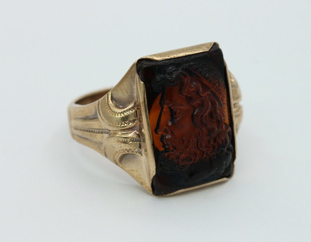 Otsby Barton 10K Yellow Gold Carnelian Ring