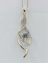 Load image into Gallery viewer, Vintage 14K Yellow Gold Diamond Musical Note Pendant
