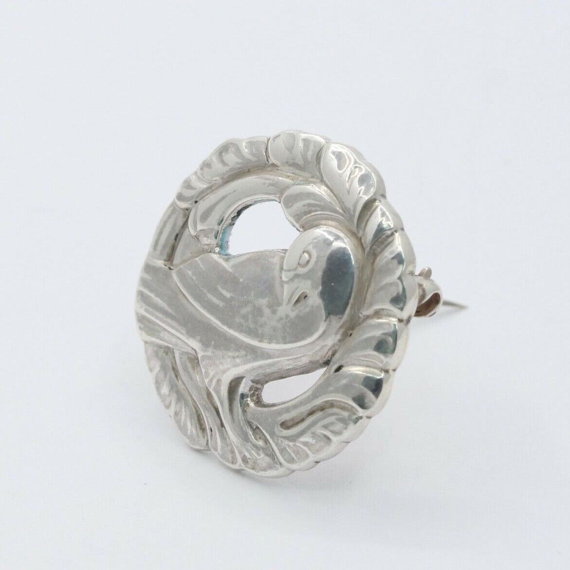 Vintage Georg Jensen Sterling Silver 191 Dove Pin Brooch $250