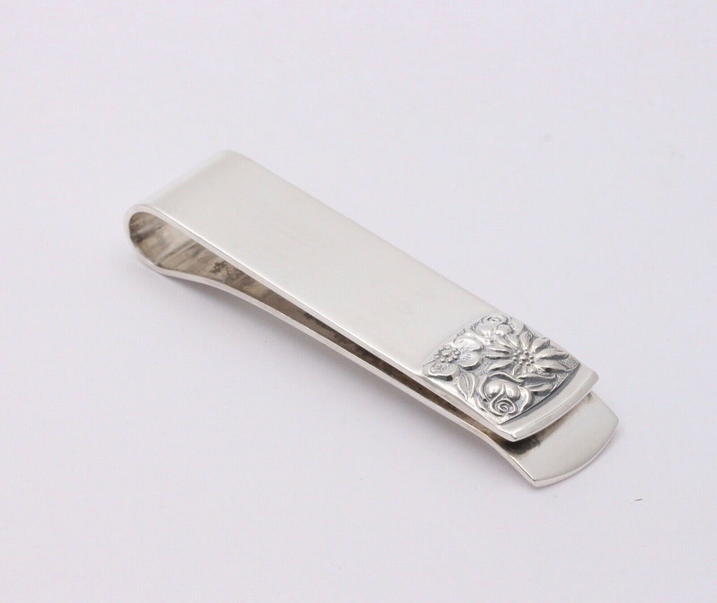 Vintage Heavy Towle “Contessina” 925 Sterling Silver Money Clip