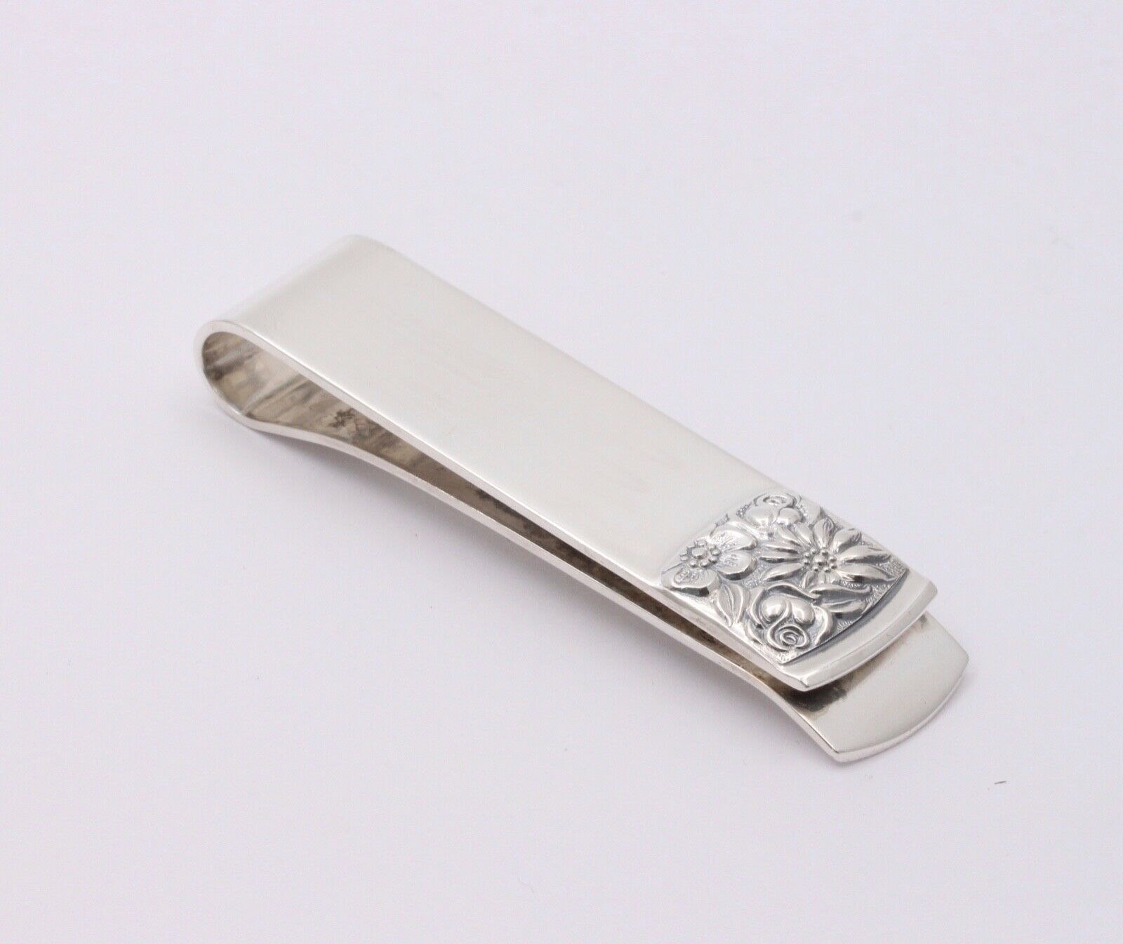 Vintage Heavy Towle “Contessina” 925 Sterling Silver Money Clip