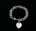 Tiffany & Co Sterling Silver Classic Heart Tag Bracelet