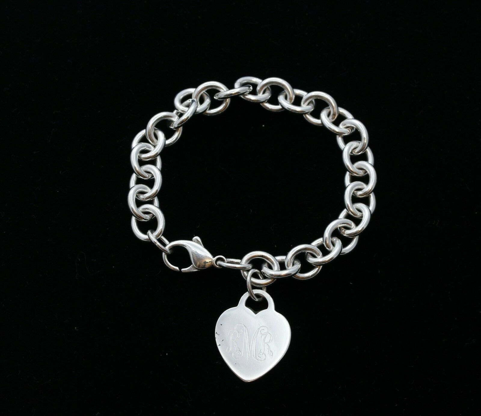 Tiffany & Co Sterling Silver Classic Heart Tag Bracelet