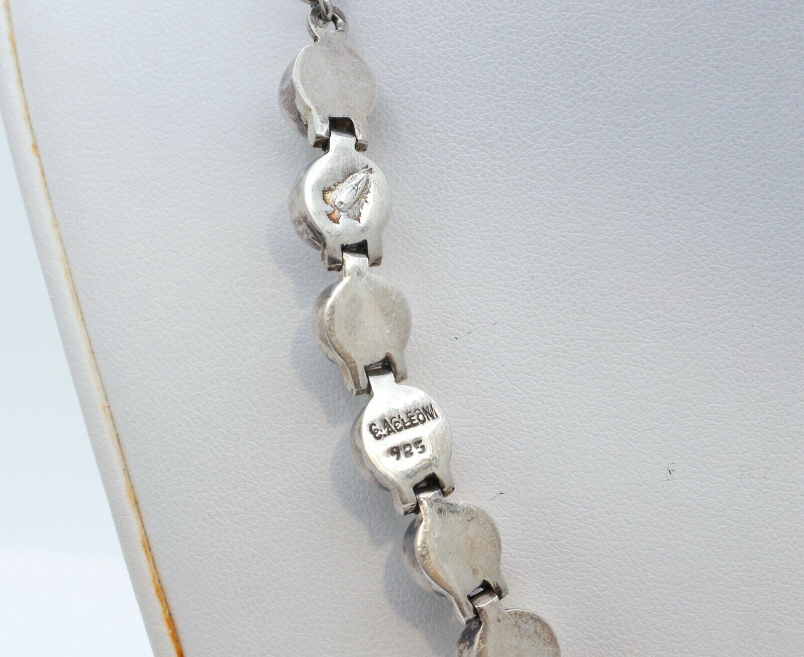 Vintage Aceloni Necklace 925 Sterling Silver and Pearls