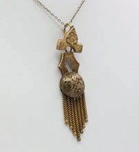 Load image into Gallery viewer, Victorian 10K Yellow Gold Tassel Pendant
