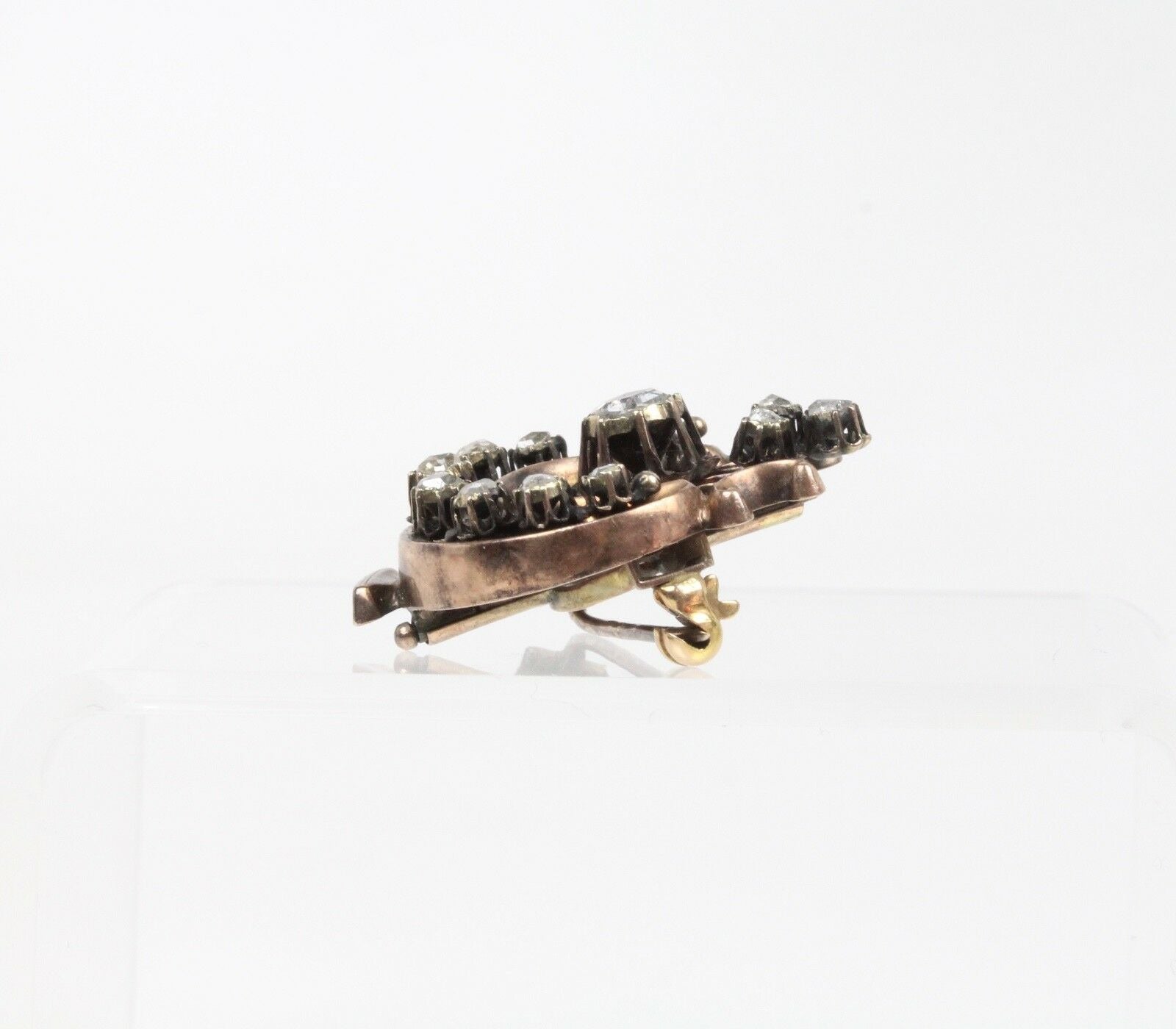 Victorian Ladies 9K Harp Pendant Pin
