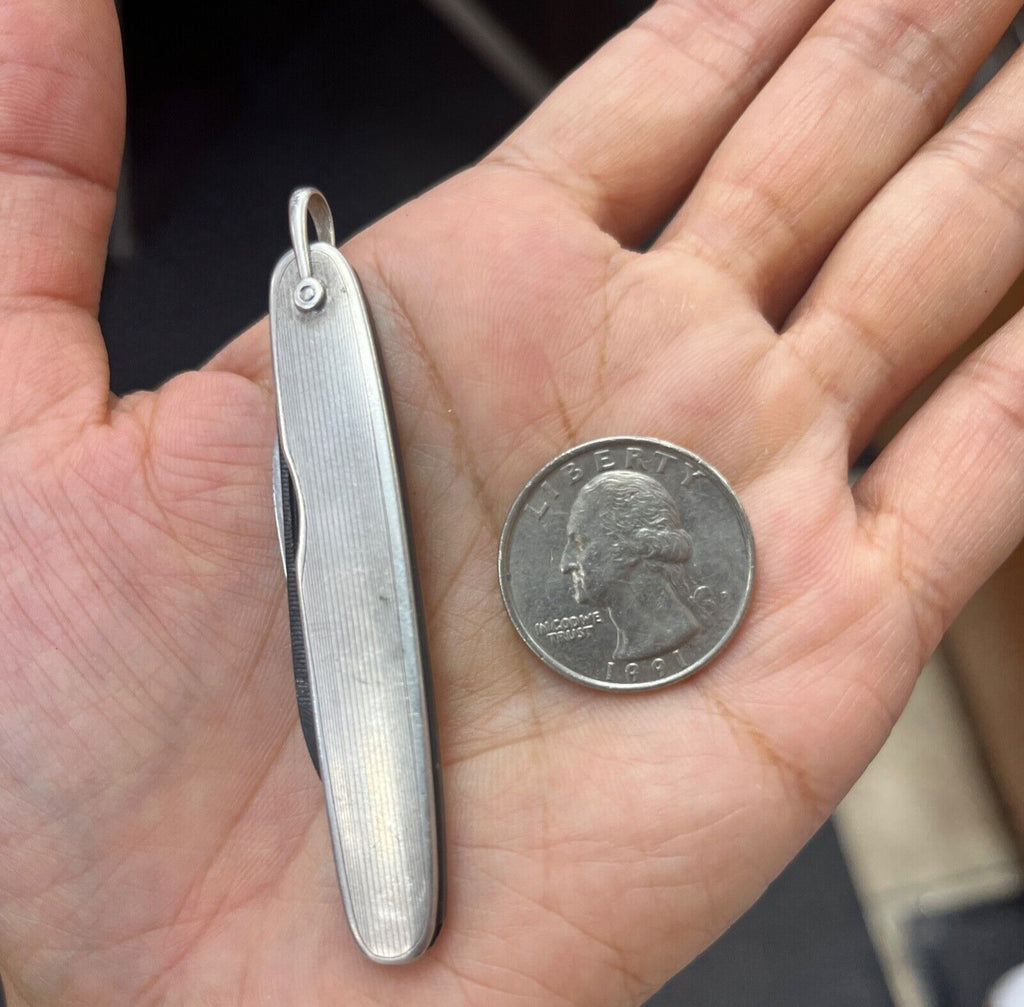Vintage Sterling Silver Pocket Knife Pendant