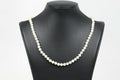 Vintage 14K Yellow Gold Pearl Strand Necklace