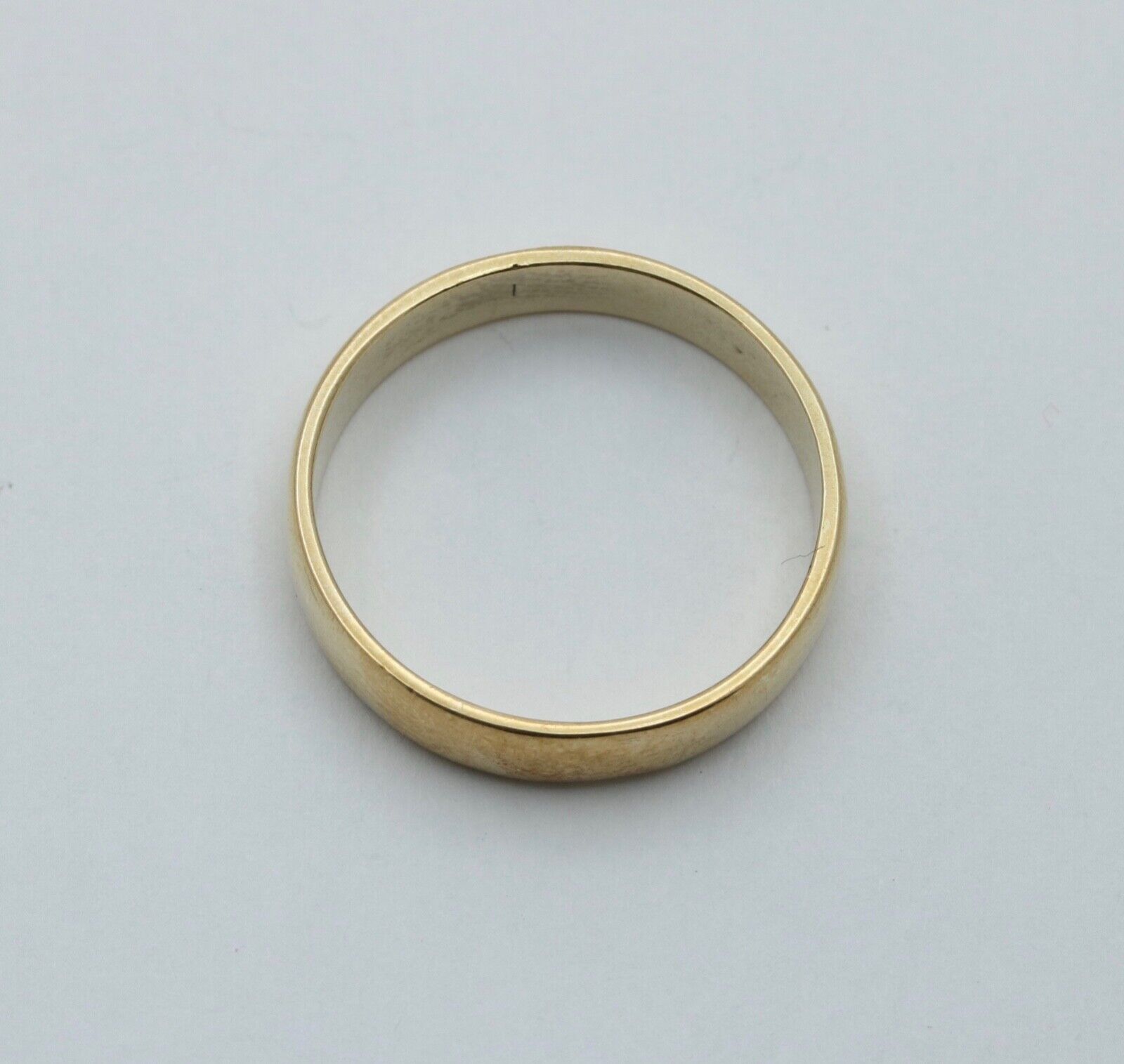 Art Deco Style Men's 14K Yellow White Gold Wedding Band