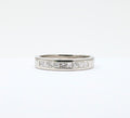 Vintage Men's Diamonds Platinum Ring Band