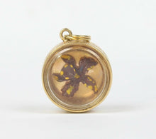 Load image into Gallery viewer, Vintage 14K Yellow Gold Encased Flower Pendant
