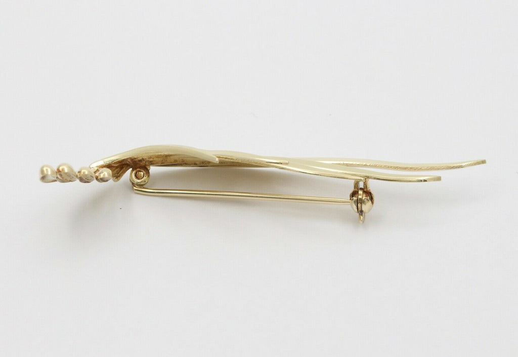 Tiffany and Co. 14K Yellow Gold Angel Wing Brooch Pin Retired Vintage
