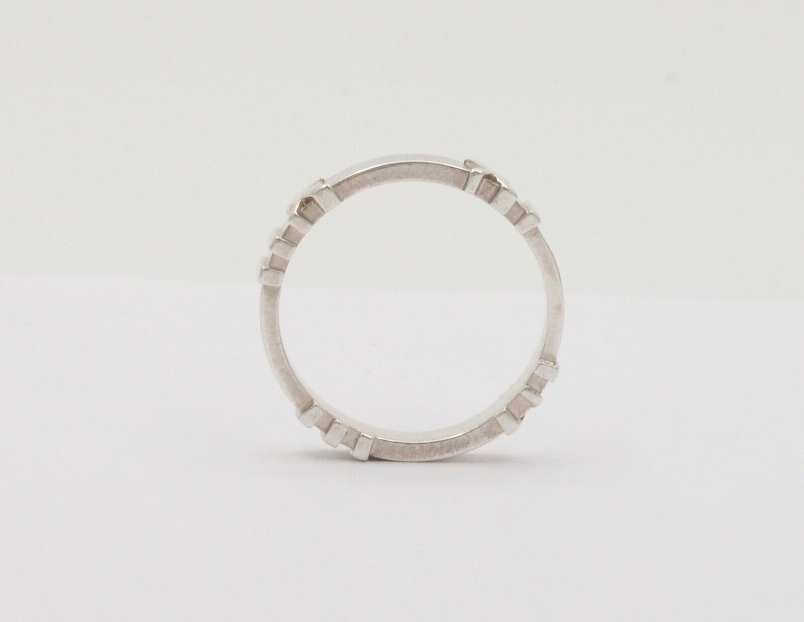 Tiffany and Co. Atlas Ring Band 925 Sterling Silver