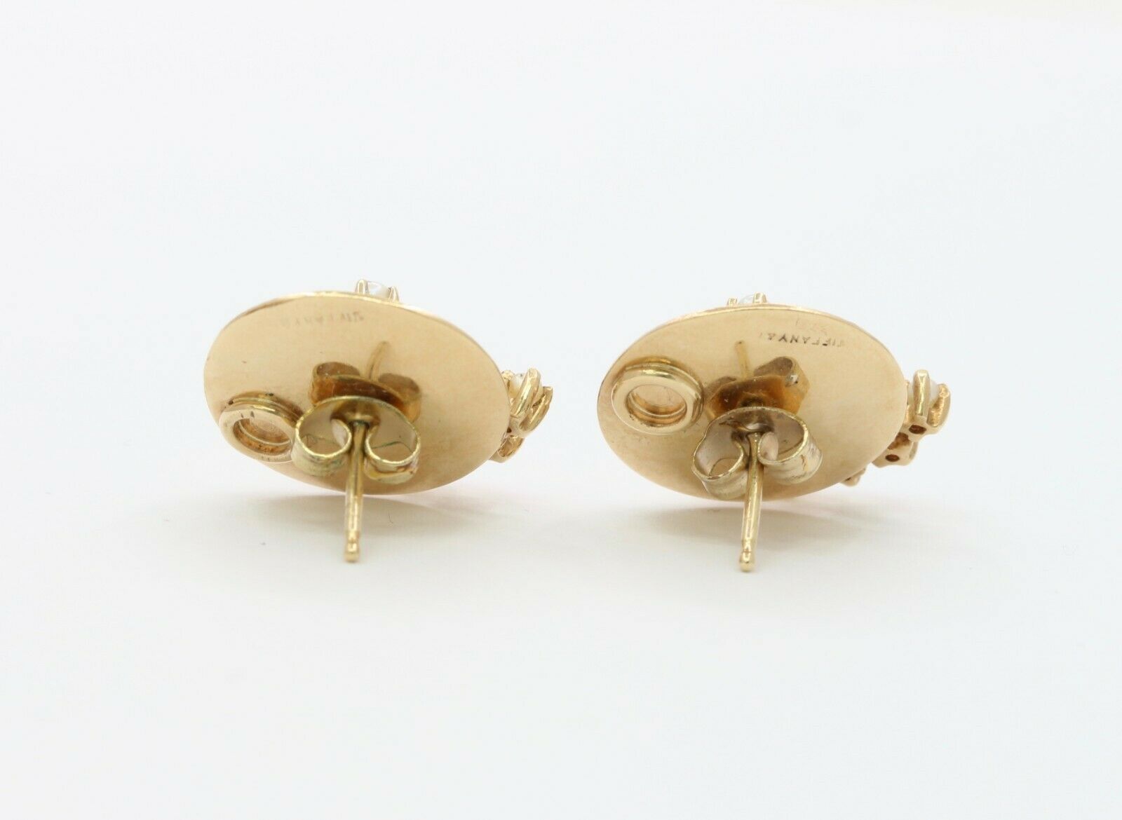 Retro Tiffany & Co 14K Yellow Gold Earrings