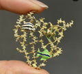 Vintage 18K Yellow Gold Enamel FIsh Brooch Pin Ocean Lover