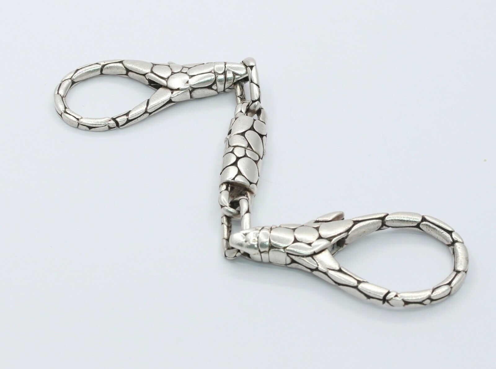 John Hardy Kali Collection Keychain 925 Sterling Silver