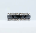 Chanel Ultra Ring Diamonds Black Ceramic 18K White Gold Ring