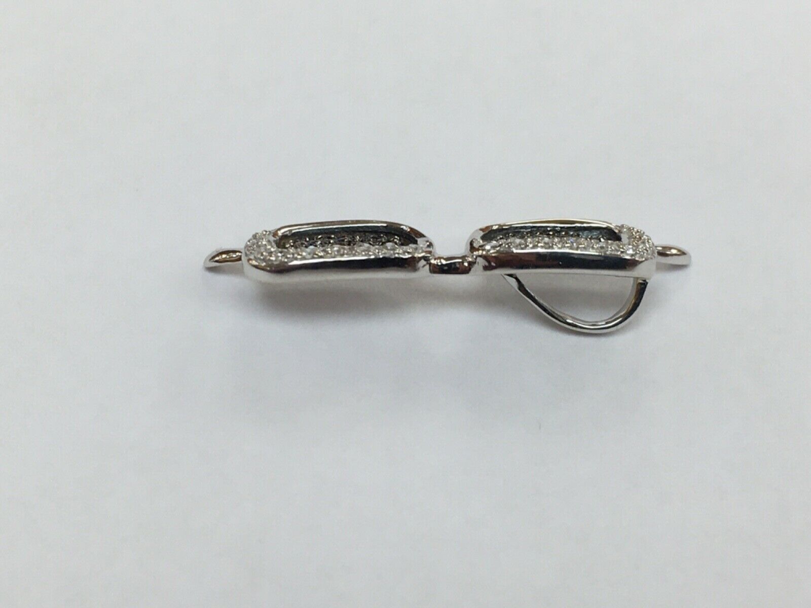 Way Cool Vintage 14 White Gold Diamonds Pendant
