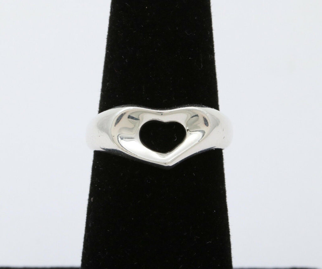 Tiffany and Co. Open Heart 925 Sterling Silver Ring