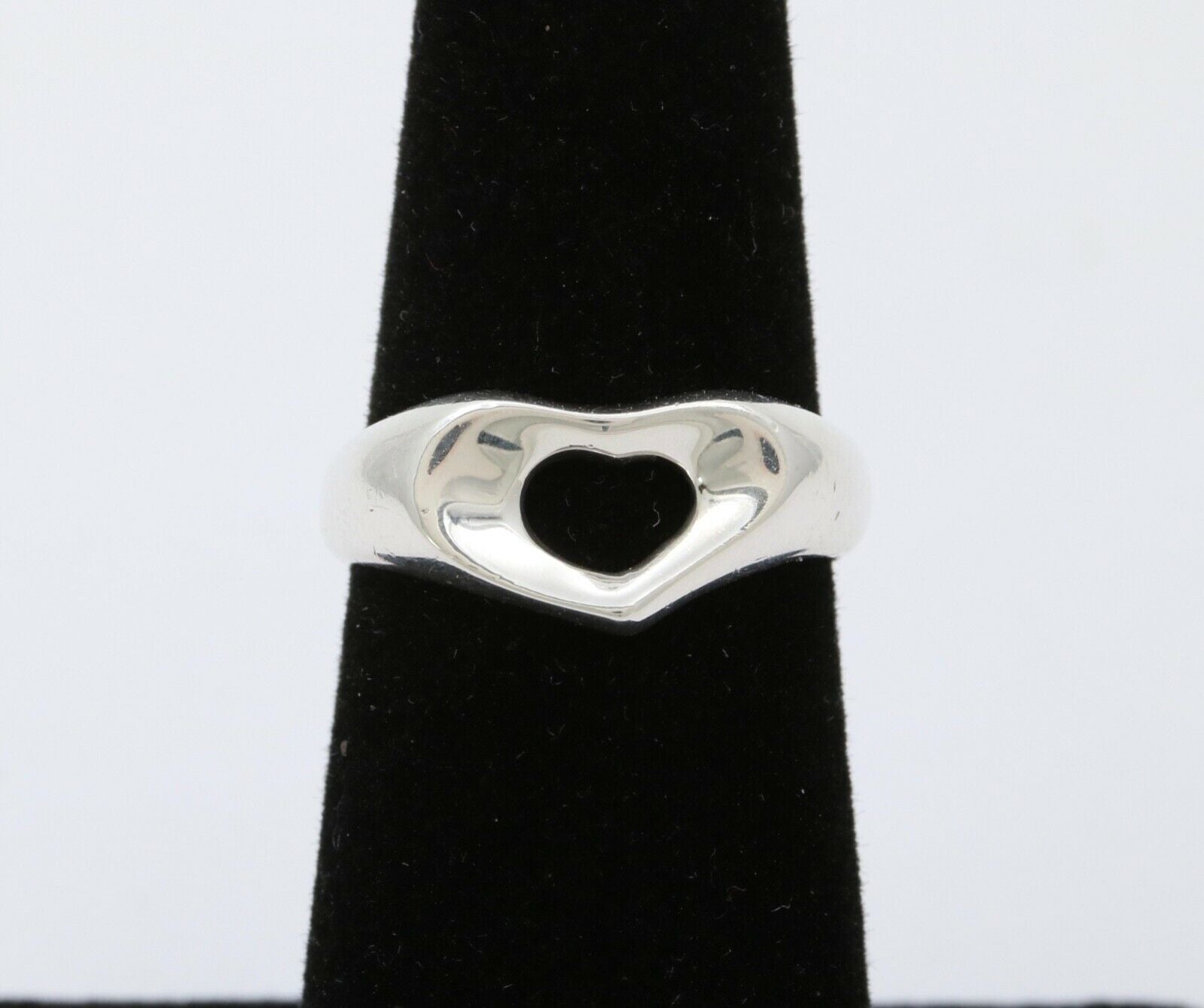Tiffany and Co. Open Heart 925 Sterling Silver Ring