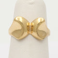 Tiffany and Co Elsa Peretti 18K Yellow Gold Full Hearts Ring
