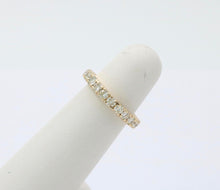 Load image into Gallery viewer, Vintage 14K Yellow Gold Diamond Eternity Ring Band
