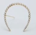 Antique Edwardian 14K Yellow Gold Horseshoe Pearl Brooch