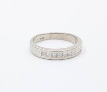 Load image into Gallery viewer, Vintage Men&#39;s Diamonds Platinum Ring Band
