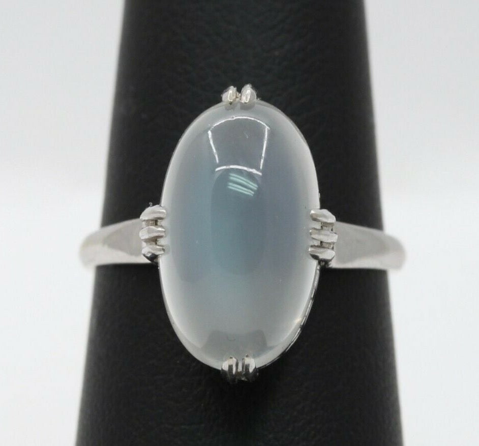 Vintage Solitaire Moon Stone Ring