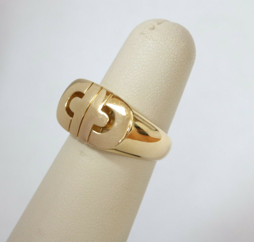Vintage Bulgari Parentesi 18K Yellow Gold Ring
