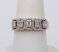 Gorgeous 14K Rose Gold Diamond Ring , Stacking Ring.