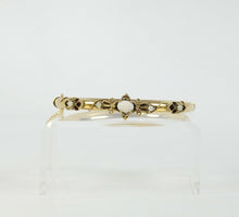 Load image into Gallery viewer, Victorian 14K Yellow Gold Opal Bangle
