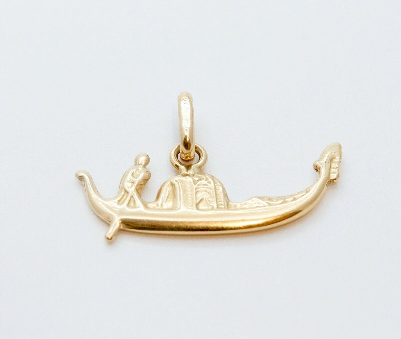 Vintage Italian Venetian Gondola Boat Pendant Charm