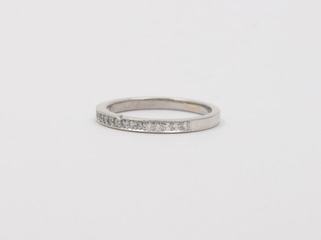 Vintage Diamonds Platinum Stacking Wedding Band